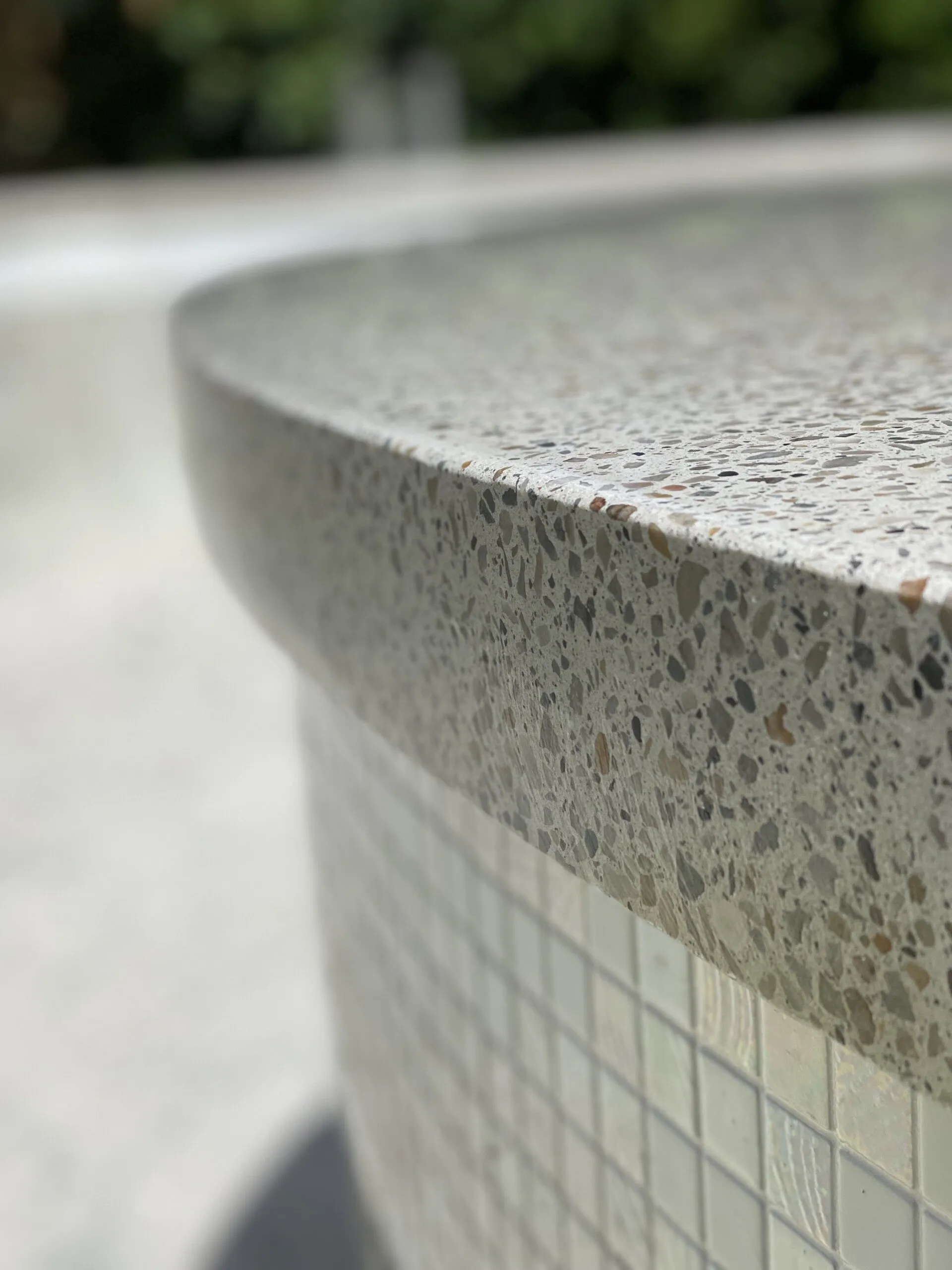 honed concrete